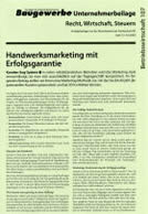 Akquise Handwerksmarketing mit Erfolgsgarantie
