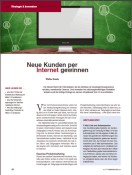 Neue Kunden per Internet gewinnen